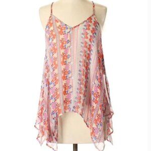 Ella Moss 100% Silk Sleeveless Halter Top